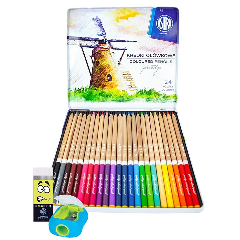 24 drawing pencil set